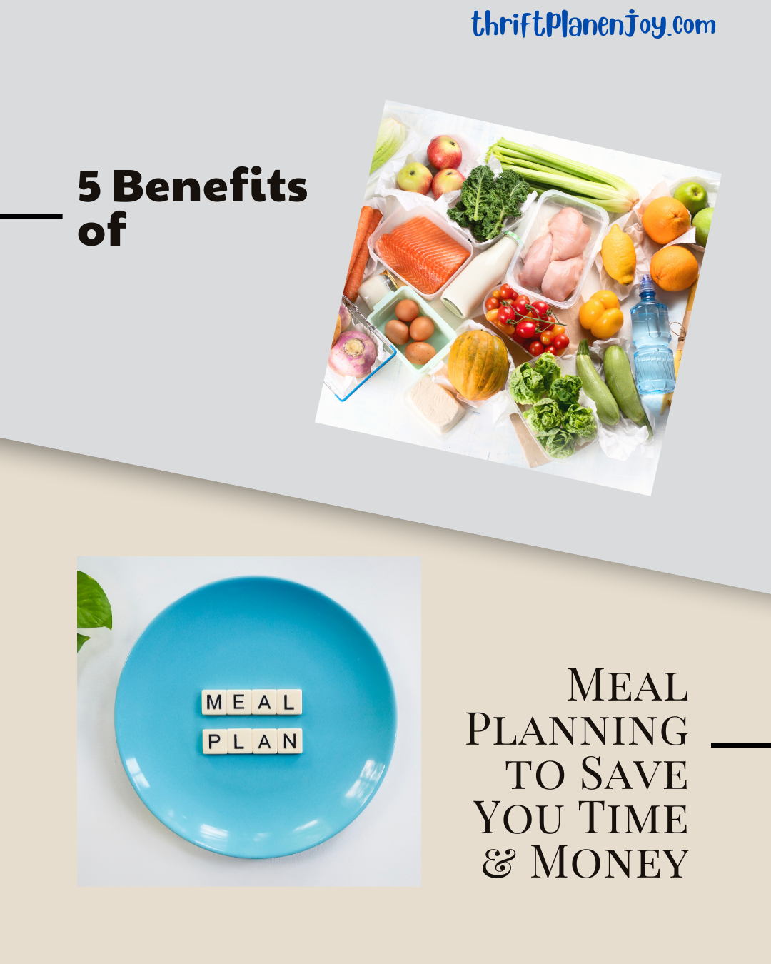 5 Benefits of Meal Planning to Save You Time & Money